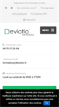 Mobile Screenshot of devictio.fr